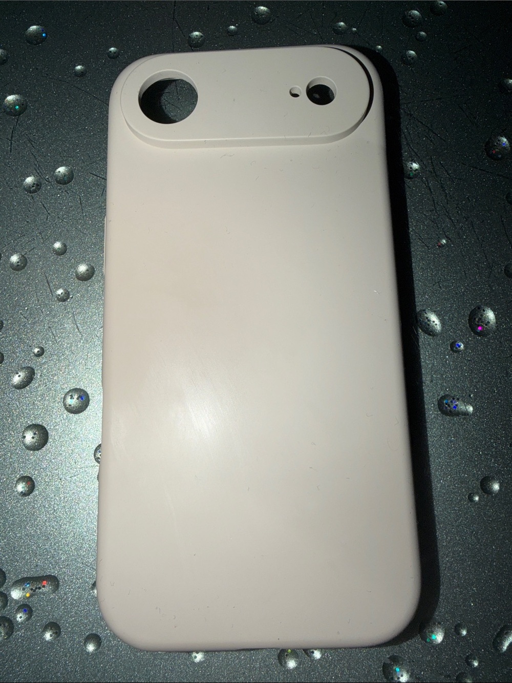 Slim IPHONE AIR Soft-Touch Light Beige Phone Case